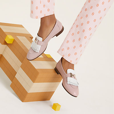 モカシン - ピンク - レディス シューズ | エルメス | Hermès モカシン - ピンク - レディス シューズ | エルメス | Hermès